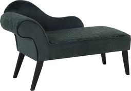 BIARRITZ - Chaise longue - Groen - Linkerzijde - Fluweel