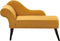 BIARRITZ - Chaise longue - Mosterdgeel - Linkerzijde - Polyester