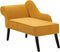 BIARRITZ - Chaise longue - Mosterdgeel - Linkerzijde - Polyester