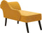 BIARRITZ - Chaise longue - Mosterdgeel - Rechtszijdig - Polyester