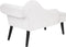 BIARRITZ - Chaise longue - Wit - Rechtszijdig - Polyester