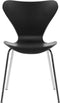 BOONVILLE - Eetkamerstoel - Zwart - Synthetisch materiaal