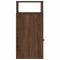 vidaXL - Nachtkastjes - 2 - st - met - lade - 25x31x66 - cm - bruin - eikenkleurig