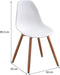 Set van 4 PP tuinstoelen - 50 x 55 x 85,5 cm