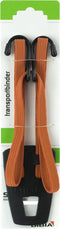 Bibia binder transp + haken honing bruin