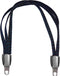 Bibia Triobinder Intrek Rvs Beugel 50 Cm Zwart/blauw