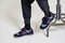 New Balance ML574 D - Heren Sneakers - Suède en mesh - Navy/Bordeaux