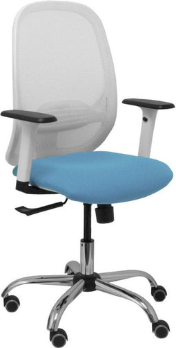 Bureaustoel P&C 354CRRP Wit Licht Blauw