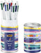 BIC 4 Kleuren Decors Balpennen - Diverse Decors - Metalen Geschenkdoos van 8 Stuks - Medium Punt 1 mm