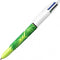 Bic 4 kleuren pen - Bladeren