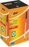 BIC Balpen ECOlutions Round Stic Medium (1.0 mm) -74% gerecycled - Schrijfkleur Zwart (pak 60 stuks)
