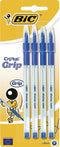 Bic Balpennen 1,0 Mm 14 Cm Blauw 4 Stuks