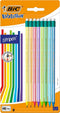 BIC Evolution Potloden met Gum, 8st.