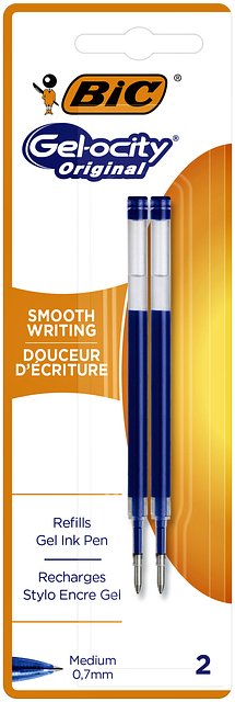 Bic - Gelschrijvervulling bic voor div gelpennen blauw | 20 stuks