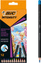 BIC Intensity Aquarelpotloden - Diverse Kleuren - 12 stuks - Lijnen van Gemiddeld 2.9 mm