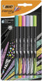 BIC Intensity Fine Fineliners voor kinderen en volwassenen- met Dunne Punt 0.8 mm - Diverse Pastelkleuren - 6 Stuks