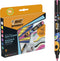 BIC Intensity Paint Markers - Verfmarkers met Medium Punt voor Meerdere Oppervlakken - Diverse Kleuren - Doos van 8