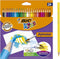 BIC Kids Aquacouleur kleurpotloden met aquarelkleureffect - 24 stuks