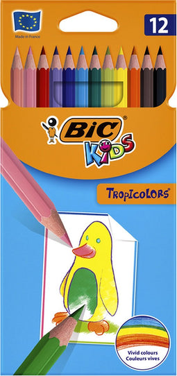 Bic Kids kleurpotlood Tropicolors | etui van 12 stuks