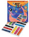 BIC - Kids Plastidecor Triangle waskrijtjes - 144 stuks - 30m+