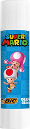 BIC Lijmstiften Super Mario 8g per lijmstift - Pak van 6 Stuks