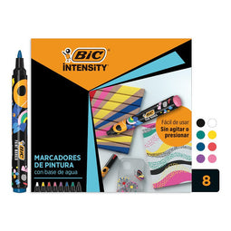 Bic - Paintmarker bic intensity assorti 8 stuks