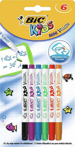 BIC Velleda Whiteboard Markers, 6st.