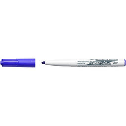 Bic - Viltstift bic 1741 whiteboard rond blauw 1.4mm | 12 stuks