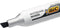 Bic - Viltstift 1781 whiteboard schuin zwart 3.2-5.5mm
