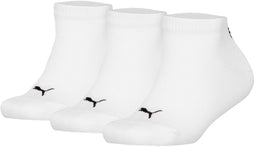 Puma Sokken Plain - Sneakersokken - Effen - Wit (set van 3)