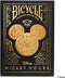 Bicycle Disney Mickey Black/Gold - Speelkaarten - Premium - Goud, Zwart - Poker - Mickey Mouse - Ultimates - Collectible