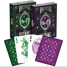 Bicycle® Disney Villains Green & Purple