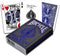 Bicycle Metalluxe Cobalt Rider Back - Premium Speelkaarten - Poker - Cold Foil Afwerking - Collectible