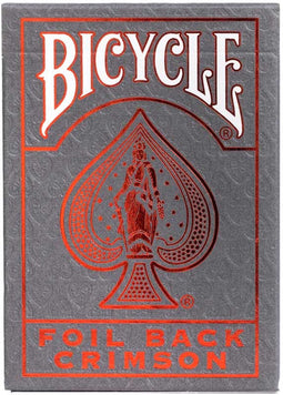 Bicycle Metalluxe Crimson Rider Back - Premium Speelkaarten - Foil afwerking - Poker - Collectible