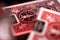 Bicycle Metalluxe Crimson Rider Back - Premium Speelkaarten - Foil afwerking - Poker - Collectible