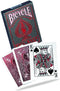 Bicycle Metalluxe Crimson Rider Back - Premium Speelkaarten - Foil afwerking - Poker - Collectible