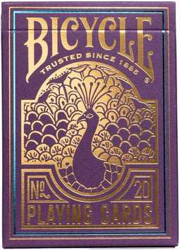 Bicycle Purple Peacock - Premium Speelkaarten - Poker - Ultimates - Met Cold-Foil afwerking