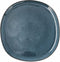 BIDASOA Ikonic - Dinerbord - Blauw - Keramiek - 6 Stuks - 20.2 x 19.7 x 1.3 cm