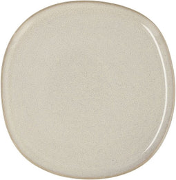 BIDASOA Ikonic - Dinerbord - Wit - Keramiek - 6 Stuks - 20.2 x 19.7 x 1.3 cm