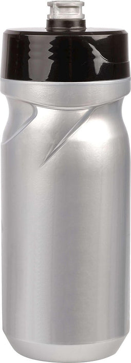 Bidon met schroefdop Polisport S600 - 600 ml - zilver / zwart
