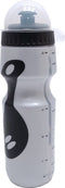 Bidon Mighty 600ml met anti-slip - zilver