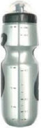 Bidon Mighty 600ml met anti-slip - zilver