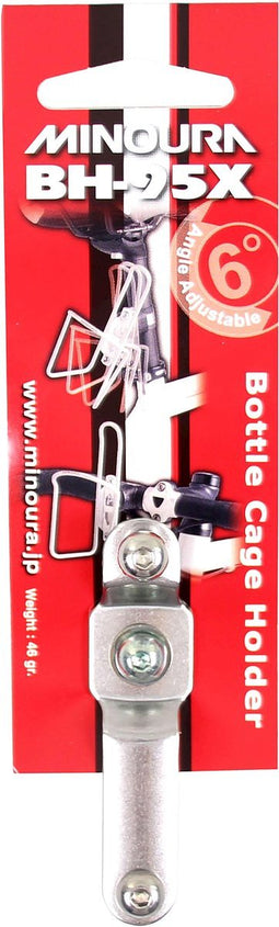 Bidonhouderbevestiging Minoura geschikt voor ø22-35mm - met snelspanner