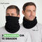 Travelhawk Nekwarmer - Unisex - Ademend en comfortabel - Zwart