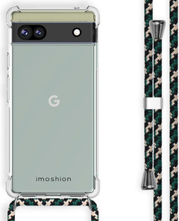 iMoshion Hoesje Geschikt voor Google Pixel 6a Hoesje Met Koord - iMoshion Backcover met koord - Groen