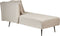 RIOM - Chaise longue - Beige - Rechtszijdig - Stof