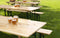 Biertafel - 220x80cm - 28mm Blad - Gelakt - VEBA 30080
