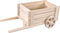 Bierverpakking, Kruiwagen, Hout, 6 flessen, 38x20x15.5cm, naturel ( 1 stuk )