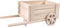 Bierverpakking, Kruiwagen, Hout, 6 flessen, 38x20x15.5cm, naturel ( 1 stuk )