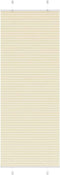 vidaXL Plissé - Rolgordijn - 80x200 cm - 100% polyester - crème